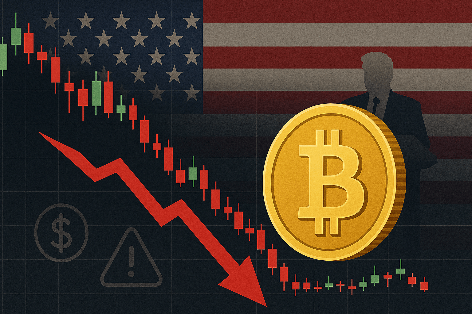 Bitcoin Dips Below $77K Amid Escalating U.S.-China Trade Tensions Under Trump