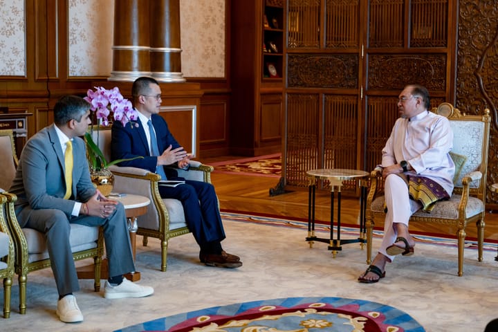 Malaysia Positions Itself as Regional Blockchain Hub Following Strategic Meeting with Binance Co-Founder CZ